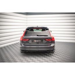 Maxton Spoiler Cap Volvo V90 Mk2 Gloss Black, VO-V90-2-CAP1G Tuning.fr