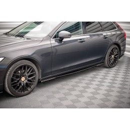 Rajouts Des Bas De Caisse MAXTON Volvo V90 Mk2 Noir Brillant