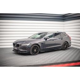 Rajouts Des Bas De Caisse MAXTON Volvo V90 Mk2 Noir Brillant