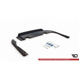 Maxton Central Arriere Splitter (avec une barre verticale) Volvo V90 Mk2 Gloss Black, VO-V90-2-RD1G+RSD1G Tuning.fr