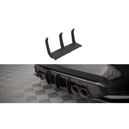 Maxton Street Pro Central Diffuseur Arriere BMW M4 G82 Black, BM4G82MCNC-RS1B Tuning.fr