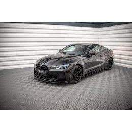 Maxton Street Pro Rajouts Des Bas De Caisse BMW M4 G82 Black-Red, BM4G82MCNC-SD1BRB Tuning.fr