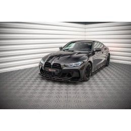 Maxton Lame Du Pare-Chocs Avant V.2 BMW M4 G82 / M3 G80 Gloss Black, BM-4-G82-M-FD2G Tuning.fr