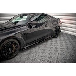 Rajouts Des Bas De Caisse MAXTON V.1 BMW M4 G82 Noir Brillant