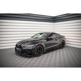 Maxton Rajouts Des Bas De Caisse V.2 BMW M4 G82 Gloss Black, BM-4-G82-M-SD2G Tuning.fr