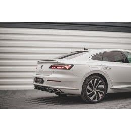 Lames De Pare-Chocs Arrière Latérales Volkswagen Arteon R-Line Facelift Noir Brillant