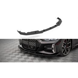 Maxton Street Pro Lame Du Pare-Chocs Avant + Flaps BMW 4 M-Pack G22 Black + Gloss Flaps, BM4G22MPACKCNC-FD1B+FSF1G Tuning.fr