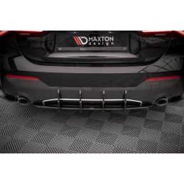 Maxton Street Pro Central Diffuseur Arriere BMW 4 M-Pack G22 Black, BM4G22MPACKCNC-RS1B Tuning.fr