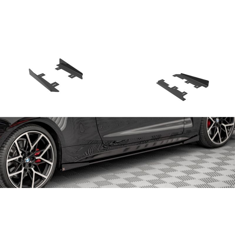 Maxton Side Flaps BMW 4 M-Pack G22, BM4G22MPACKCNC-SRF1G Tuning.fr