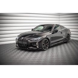 Maxton Lame Du Pare-Chocs Avant V.2 BMW 4 M-Pack G22 Gloss Black, BM-4-G22-MPACK-FD2G Tuning.fr