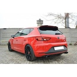 Spoiler Cap Maxton SEAT LEON III CUPRA Noir Brillant