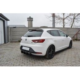 Maxton SPOILER CAP SEAT LEON III FR Gloss Black, SE-LE-3-FR-CAP1G Tuning.fr