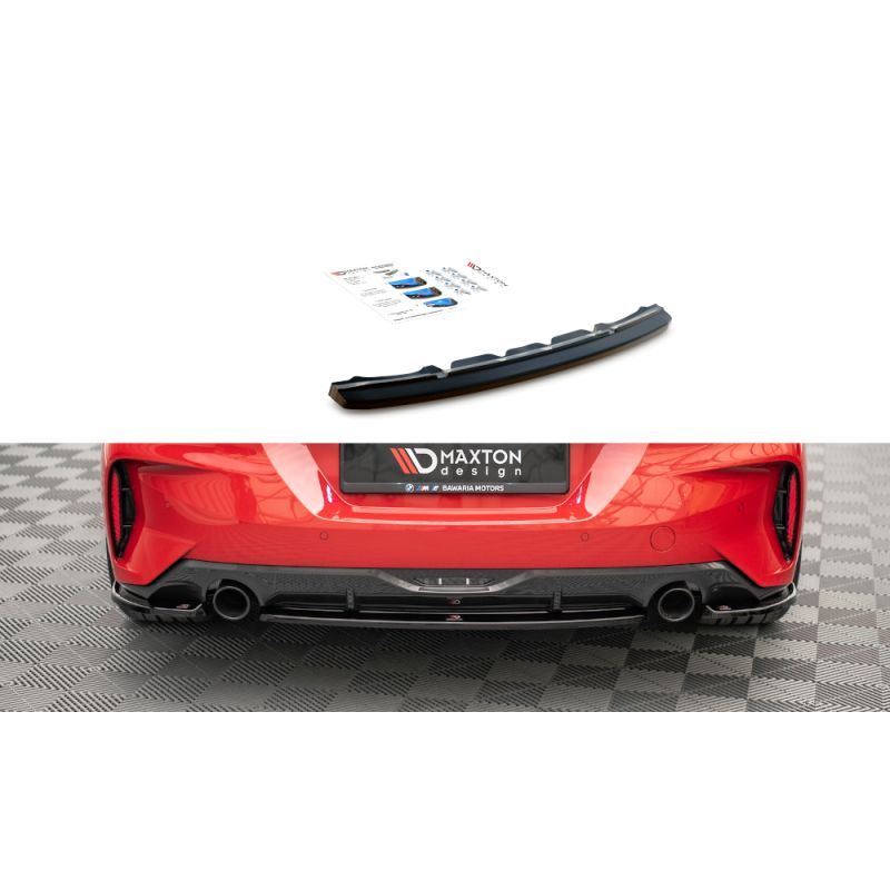 Maxton Central Arriere Splitter BMW Z4 M-Pack G29 Gloss Black, BM-Z4-29-MPACK-RD1G Tuning.fr