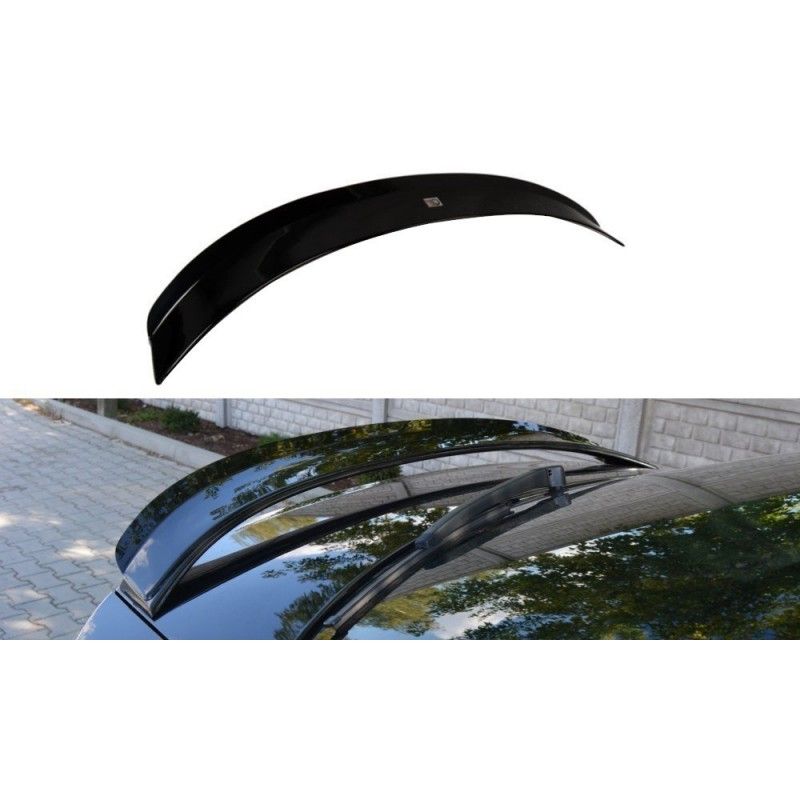 Maxton Spoiler Cap Skoda Octavia RS Mk3 / Mk3 FL Hatchback Gloss Black, SK-OC-3/3F-RS-CAP1G Tuning.fr