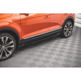 Rajouts Des Bas De Caisse MAXTON Volkswagen T-Roc Mk1 Noir Brillant