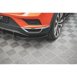 Lames De Pare-Chocs Arrière Latérales Volkswagen T-Roc Mk1 Noir Brillant