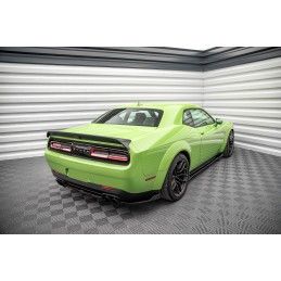 Lames De Pare-Chocs Arrière Latérales Dodge Challenger SRT Hellcat Mk3 Noir Brillant