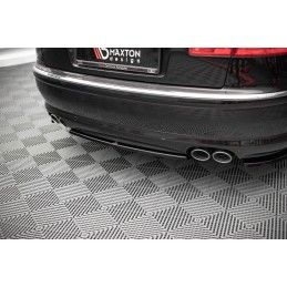 Central Arriere Splitter Audi S8 D3 Noir Brillant