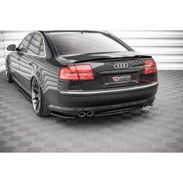 Central Arriere Splitter Audi S8 D3 Noir Brillant