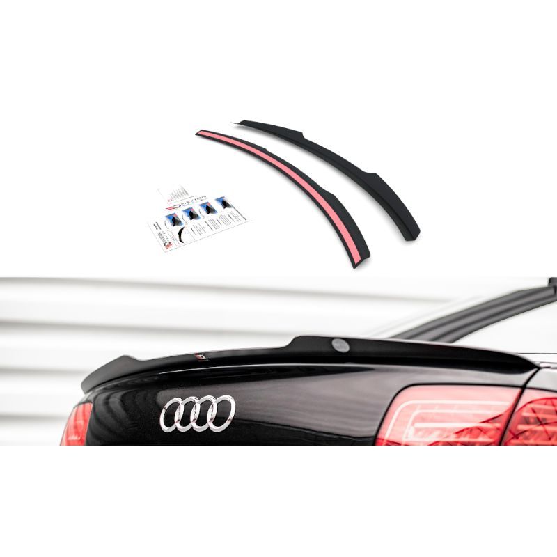 Spoiler Cap Maxton Audi S8 D3 Noir Brillant