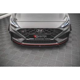 Maxton Lame Du Pare-Chocs Avant V.2 Hyundai I30 N Hatchback/Fastback Mk3 Facelift Gloss Black, HY-I30-3F-N-FD2G Tuning.fr