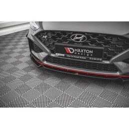 Maxton Lame Du Pare-Chocs Avant V.2 Hyundai I30 N Hatchback/Fastback Mk3 Facelift Gloss Black, HY-I30-3F-N-FD2G Tuning.fr