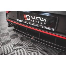 Maxton Central Arriere Splitter Hyundai I30 N Hatchback Mk3 Facelift Gloss Black, HY-I30-3F-N-RD1G Tuning.fr