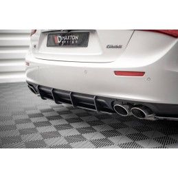 Maxton Street Pro Central Diffuseur Arriere Maserati Ghibli Mk3 Black, MAGH1CNC-RS1B Tuning.fr