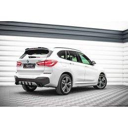 Maxton Spoiler Cap BMW X1 M-Pack F48 Gloss Black, BM-X1-48-MPACK-CAP1G Tuning.fr