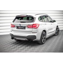 Maxton Lames De Pare-Chocs Arrière Latérales BMW X1 M-Pack F48 Gloss Black, BM-X1-48-MPACK-RSD1G Tuning.fr