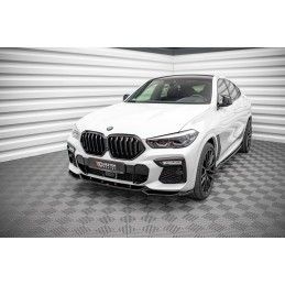 LAME AVANT MAXTON V.1 BMW X6 M-Pack G06 Noir Brillant