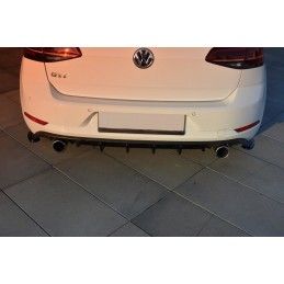 Maxton RAJOUT DU PARE-CHOCS ARRIERE VW GOLF VII GTI FACELIFT Gloss Black, VW-GO-7F-GTI-RS2G Tuning.fr
