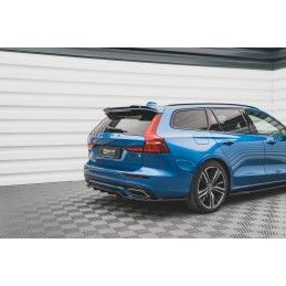 Maxton Spoiler Cap Volvo V60 R-Design Mk2 Gloss Black, VO-V60-3-RDESIGN-CAP1G Tuning.fr