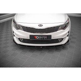 Maxton Lame Du Pare-Chocs Avant V.2 Kia Optima Mk4 Gloss Black, KI-OP-2-FD2G Tuning.fr