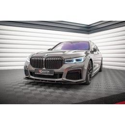 Maxton Lame Du Pare-Chocs Avant V.1 BMW 7 G11 M-Pack Facelift Gloss Black, BM-7-11F-MPACK-FD1G Tuning.fr