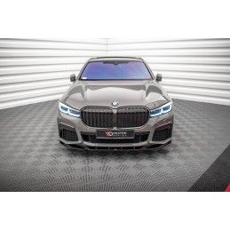 Maxton Lame Du Pare-Chocs Avant V.2 BMW 7 G11 M-Pack Facelift Gloss Black, BM-7-11F-MPACK-FD2G Tuning.fr