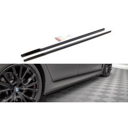 Rajouts Des Bas De Caisse MAXTON BMW 7 M-Pack G11 Facelift Noir Brillant