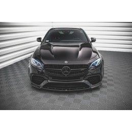 Maxton Lame Du Pare-Chocs Avant V.3 Mercedes-Benz E63 AMG Estate/Sedan S213/W213 Gloss Black, ME-E-213-63-ES-FD3G Tuning.fr
