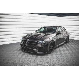 Maxton Lame Du Pare-Chocs Avant V.3 Mercedes-Benz E63 AMG Estate/Sedan S213/W213 Gloss Black, ME-E-213-63-ES-FD3G Tuning.fr