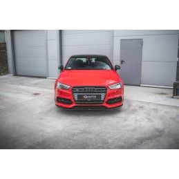 LAME AVANT MAXTON V.2 Audi S3 / A3 S-Line 8V Sedan / Cabrio Noir Brillant