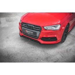 LAME AVANT MAXTON V.2 Audi S3 / A3 S-Line 8V Sedan / Cabrio Noir Brillant