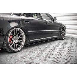 Maxton RAJOUTS DES BAS DE CAISSE POUR AUDI S8 D3 Gloss Black, AU-S8-D3-SD1G Tuning.fr