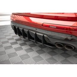 Street Pro Central Diffuseur Arriere Audi SQ7 /Q7 S-Line Mk2 (4M) Facelift Noir-Rouge