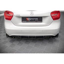 Maxton Street Pro Central Diffuseur Arriere Mercedes-Benz A W176 Black, MEA176CNC-RS1B Tuning.fr