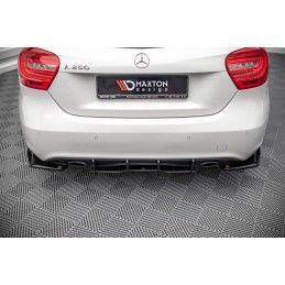 Street Pro Central Diffuseur Arriere Mercedes-Benz A W176 Noir-Rouge