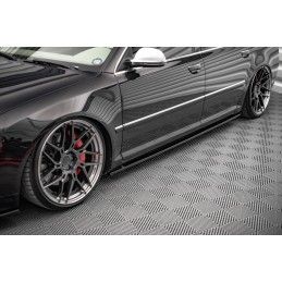 Maxton RAJOUTS DES BAS DE CAISSE POUR AUDI S8 D3 Gloss Black, AU-S8-D3-SD1G Tuning.fr