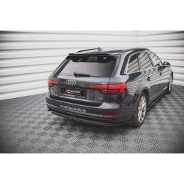 Lames De Pare-Chocs Arrière Latérales Audi A4 Avant B9 Noir Brillant