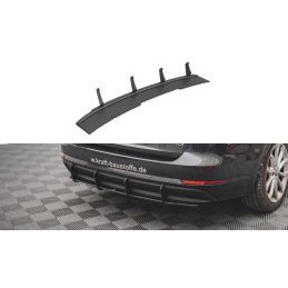 Maxton Street Pro Central Diffuseur Arriere Audi A4 Avant B9 Black, AUA4B9AVCNC-RS1B Tuning.fr