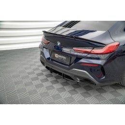 Maxton Street Pro Central Diffuseur Arriere BMW 8 Gran Coupe M-Pack G16 Black-Red, BMM850G16GCCNC-RS1B+BRBI Tuning.fr