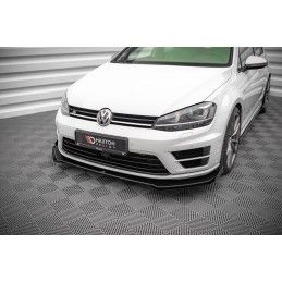 Street Pro LAME AVANT MAXTON V.1 + Flaps Volkswagen Golf R Mk7 Noir + Rabats Brillant 
